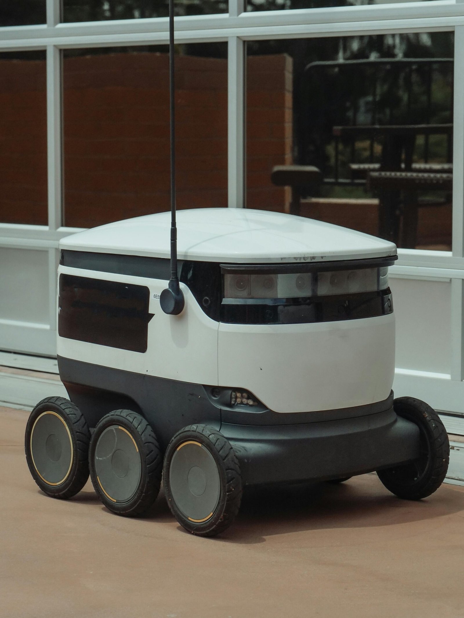 AI-powered robot enhancing business productivity and operations at AI-Efficiency-Hub.